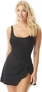 Contours by Coco Reef Women's Empress ONE Piece Swimsuit, Black 001, 1034 D