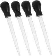 SOLUSTRE Grill Greaser BBQ Baster Set 4pcs Cooking Tools Basting Brush for Efficient Oil Distribution Reduces Smoke for Outdoor Home Grilling