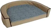 Pet Sofa Bed - Dog, Cat Or Puppy Memory Foam Mattress Comfortable Couch for Pets with Removable Washable Cover/Brown