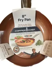 Copper Chef 8" Round Fry Pan USA, New With Tags