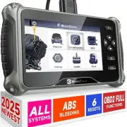 BOSSCOMM IF745 OBD2 Scanner, All Systems Car Code Reader Scan Tool with 6 Res...