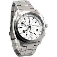 在飛比找森森購物網優惠-【SEIKO】精工 SNN207P1 復古方形 鋼錶帶 計時