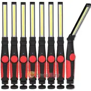 LOT 10000Lumens Super-Bright LED Mechanic Flashlight Rechargeable COB Work Light
