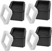 MOBUTOFU Protect Your Floors Pcs Heavy Duty Plastic Sofa Risers Anti-Slip Bottom for Bed Furniture Lifting