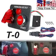 12V LED Toggle Ignition Switch Panel for Racing Car Engine Start Push Button (for: Subaru)