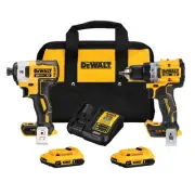 DCK248D2 DeWalt 20V MAX XR Cordless 1/2 inch Drill/Driver and 1/4 inch Impact D