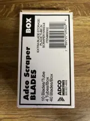 Adco 09302 Scraper Blades 10 Replacement Blades/ 4 Recycle Tubes/ 40 Needles