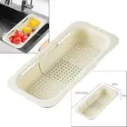 over The Sink Colander Home Sponge Holder for Kitchen Sink Kitchen Strainer