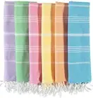 Padishah Home, XL Turkish Towels ,Beach Bath Gym Pool Yoga 39'' X 70, SET OF 6!!