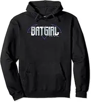 [DC Comics] Batman Batgirl Bat Logo Overlay Pullover Hoodie