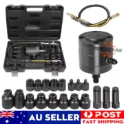 Pneumatic Injector Puller Diesel Injector Extractor Tool Kit With 19 Adapters