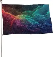 Color Background Flag 47x70 in Double Sided Printed Garden Flag Decorative Banner No Fade Yard Flag with Brass Grommets Hanging Photo Backdrop for Indoor Outdoor Party Home Decor