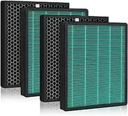 400/400S Replacement Filter Set for Coway AIRMEGA Max2 400/400S Air Puri-fier, Max 2 Green True HEPA and Active Carbon Filter, AP-2015-FP.