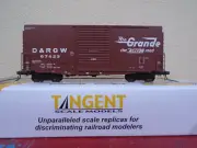 Tangent Rio Grande PS-1 40' 4900cf Mini-Hy Cube Box Car 18011 HO Scale D&RGW