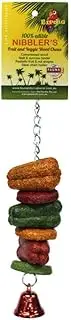 Birdie Nibbler Capsicum and Fruit Kabob Bird Toy, Small