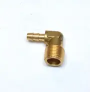 1/4 Id Hose Barb Elbow 3/8 Male Npt Brass Fitting Air Water Oil Gas FP139-4C