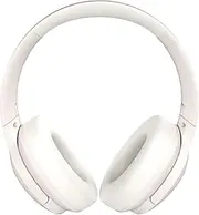 Laser Bluetooth Headphones with Active Noise Cancelling, 20-Hr Playtime, Wireless travel Headphones, Built-in Microphone for Music and Calls, Works with iPhone, Samsung, iPad, Tablets, MacBook - White