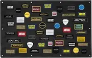[Aoutacc] 27.5" x 42.5" Tactical Military Patch Holder Board Hook & Loop Morale Patch Panel Wall(108x70cm)