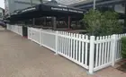 Panel Portable Fencing Event 1350h PVC Picket Fence White 1780mm or 990mm