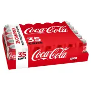 Coca-Cola Classic Coke Soda, 12 fl oz, 35-Pack Cans