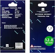 Thermalright Thermal Pad 1mm 12.8 W/mK, 85x45x1.0mm, Non Conductive Heat Resistance, Odyssey Silicone Thermal Pads for PC PS5 PS4 Laptop Heatsink CPU/GPU/CPU/SSD/VRAM/LED Cooler