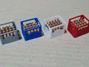 1:14 Plastic Stackable Beer Crates RC Load Tamiya Truck scale 6 pack Diorama