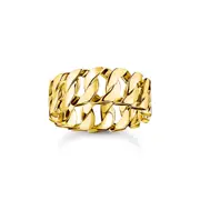 Buy Wide gold-plated chain link ring by Thomas Sabo online - THOMAS SABO Australia