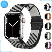 For Apple Watch Band 38mm 40mm 41mm Replacement Nylon Wristband Bracelet Strap