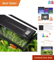 Dimmable 30-36 Inch Freshwater Aquarium Light with Sunrise & Sunset Functions