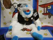 Wembley Heritage Vegas Dealer Abominable Snowman 8" Plush Sitting NEW Souvenir