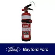 GENUINE FORD FIRE EXTINGUISHER 1KG DRY POWDER WITH BRACKET CAR HOME BOAT CARAVAN