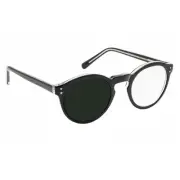 2.5X / +10 Diopter Magnifying Reading Glasses: Left Eye - Black