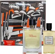 Terre DHermes by Hermes for Men - 2 Pc Gift Set 3.3oz EDT Spray, 2.7oz Hair and Body Shower Gel