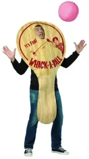 Funny Paddle Ball Costume Adult One Size Fits Most