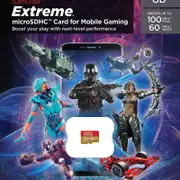 SanDisk Extreme For Mobile Gaming Micro SD Card 32GB SDXC UHS-I U3 SDSQXAF-032G