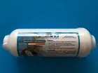 REVERSE OSMOSIS 6 x 2 IN-LINE CARBON FILTER 1/4" FPT THREADED ENDS