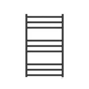 KG 9 Bars Electric Heated Towel Rack Black Square 900x600x110