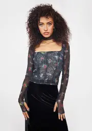 [AFRM] Kona Long Sleeve Corset Top