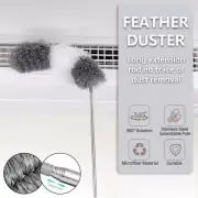 Feather Duster Extendable Handle 245cm Long Telescopic Duster Magic-Static-Brush