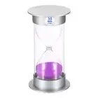 30 Minute Sand Timer, Sandy Clock Count Down Sand Glass, Purple Sands