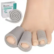 Toe Sleeve with Overlap Small Size 5/8" Inner Diameter 36" Roll, Grey Sponge ...