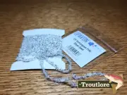 UPAVON SILVER HUMONGOUS FRITZ 5MM CHENILLE - NEW FLY TYING MATERIALS