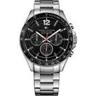 TOMMY HILFIGER LUKE MENS WATCH 1791104 BLACK DIAL - WARRANTY - RRP 229.00