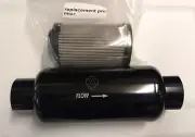 1ZZ -8AN High Flow Billet Aluminum Professional Fuel Filter BLACK 100 Microns