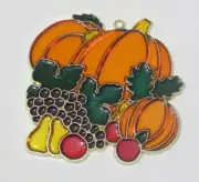 HALLOWEEN PUMPKIN SUNCATCHER (THANKSGIVING HARVEST SUNCATCHERS)