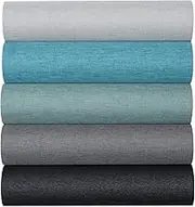 HHZZMIAO 10pcs Book Cloth, 14"x10", Fabric Surface and Paper Backed, 5 Colors Bookbinding Cloth for DIY Fabric Book Cover, Bookbinding Paper (Style A)