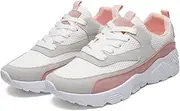 [Orktree] Women Mesh Walking Sneakers Ultra Lightweight Breathable Athletic Trainer Shoes Running Shoes for Women Pink