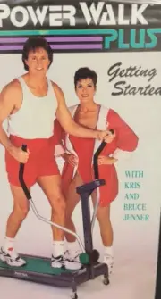 Power Walk Plus: Getting Started w/Kris and Bruce Jenner 1994 VHS SEALED