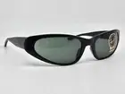 Ray-Ban B&L W1924 YOAO Black Frame G-15 Green Glass Lens Cat Eye Sunglasses 55mm