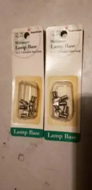 RadioShack 272-358 Miniature Bayonet Lamp Base (2 x Pkg of 6 = total 12)
